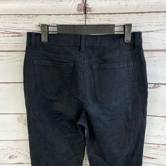 Gloria Vanderbilt Black Amanda Straight Leg High Rise Cotton Denim Jean - Picture 5 of 8